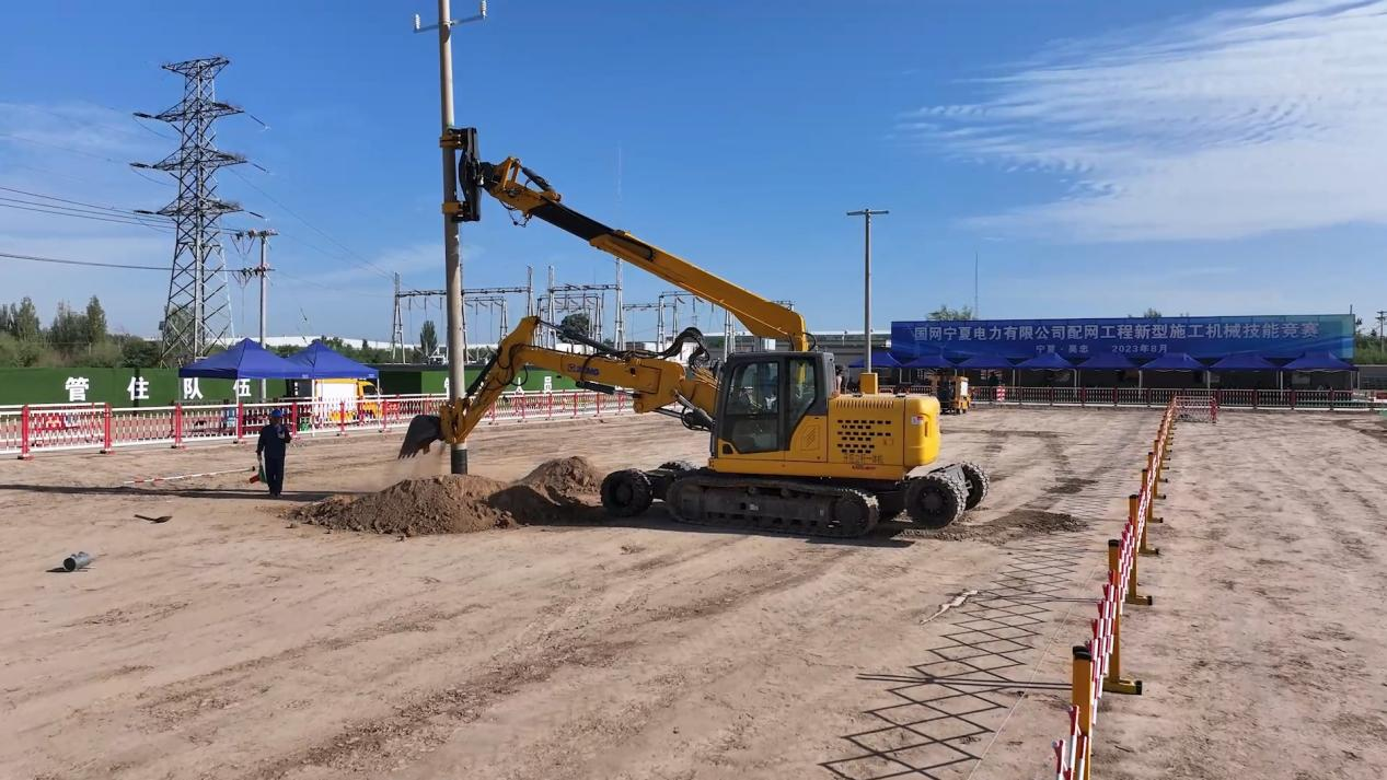 bifa必发开挖立杆一体机在宁夏应用的精彩体现