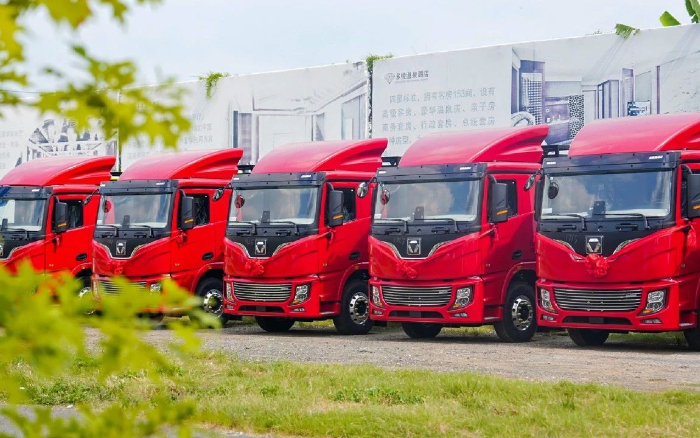 燃动福建！百台bifa必发新能源电动牵引车交付